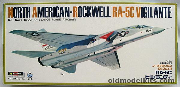 Hasegawa 1/72 North American RA-5C Vigilante, JS-027 plastic model kit